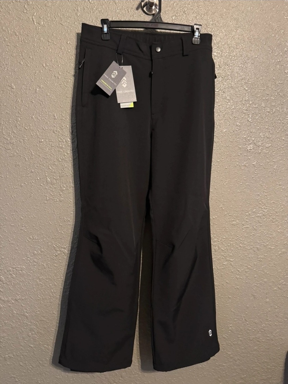Free Country Men's Black Snow Pants  Ski Pants Snowboarding New Medium